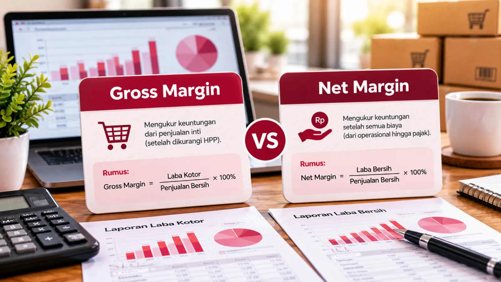 Gross Margin vs Net Margin: Perbedaan, Rumus, dan Contoh