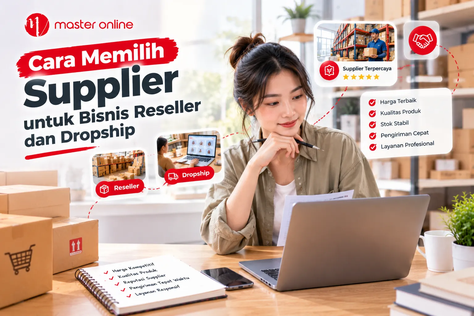 Cara Memilih Supplier untuk Bisnis Reseller dan Dropship