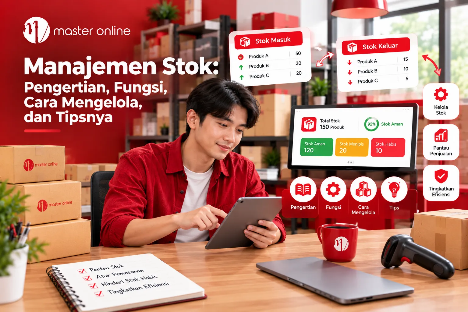 Manajemen Stok: Pengertian, Fungsi, Cara Mengelola, dan Tipsnya