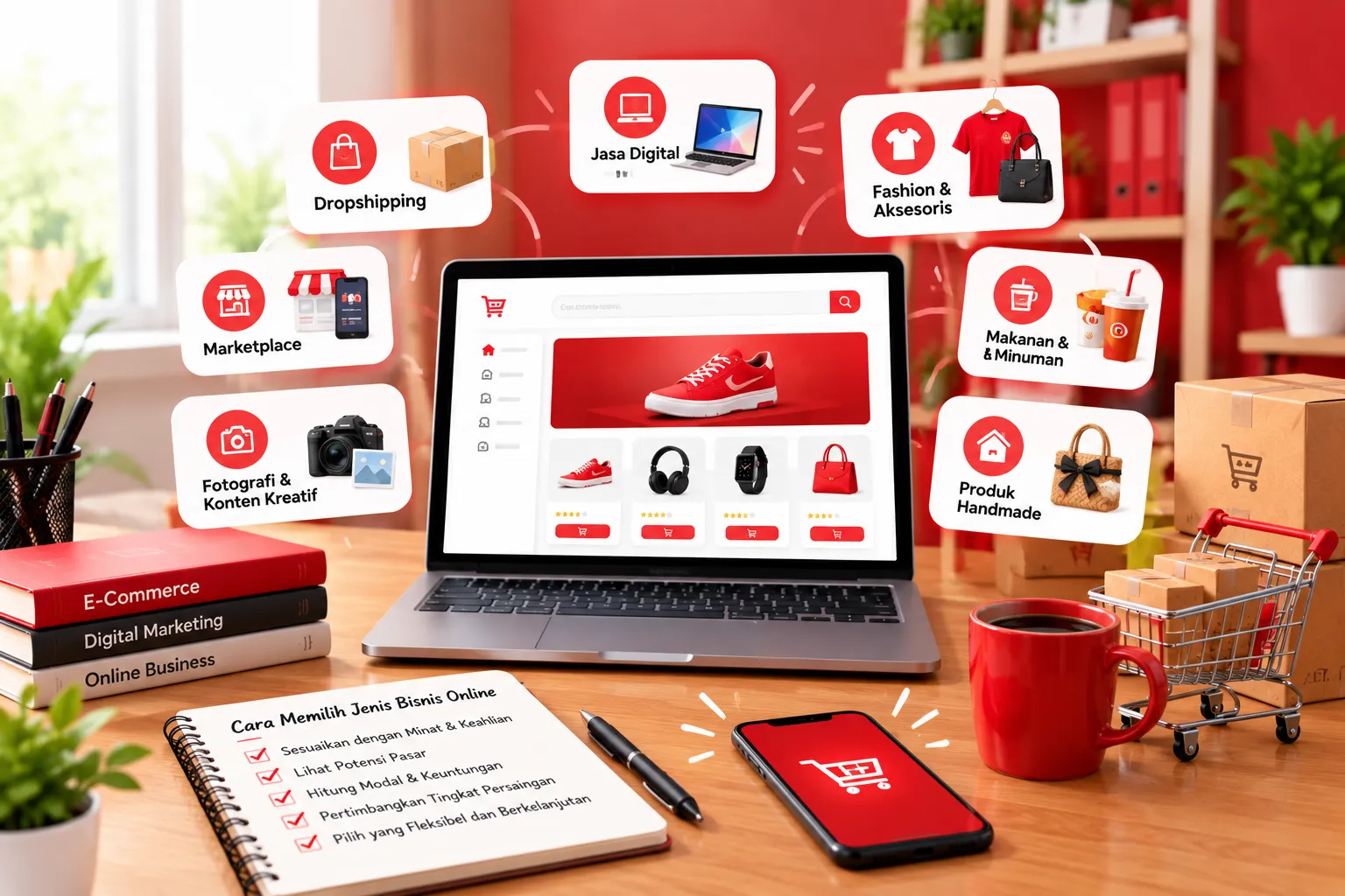 Jenis-Jenis Bisnis Online yang Bisa Dicoba dan Cara Memilihnya