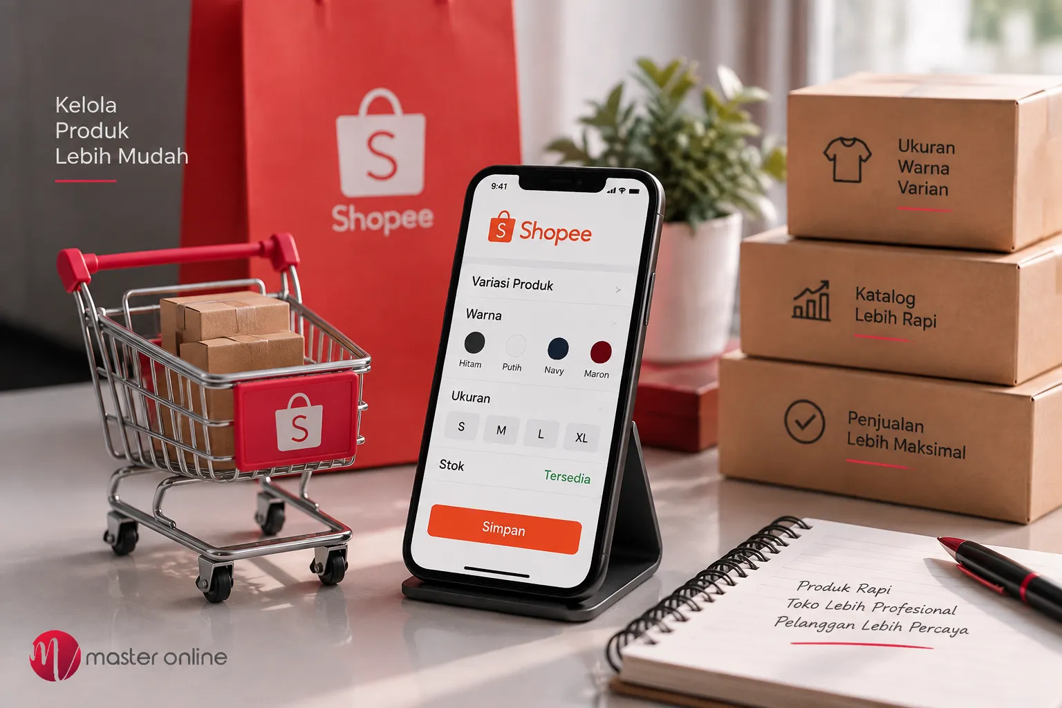 Cara Membuat Variasi di Shopee agar Katalog Lebih Rapi