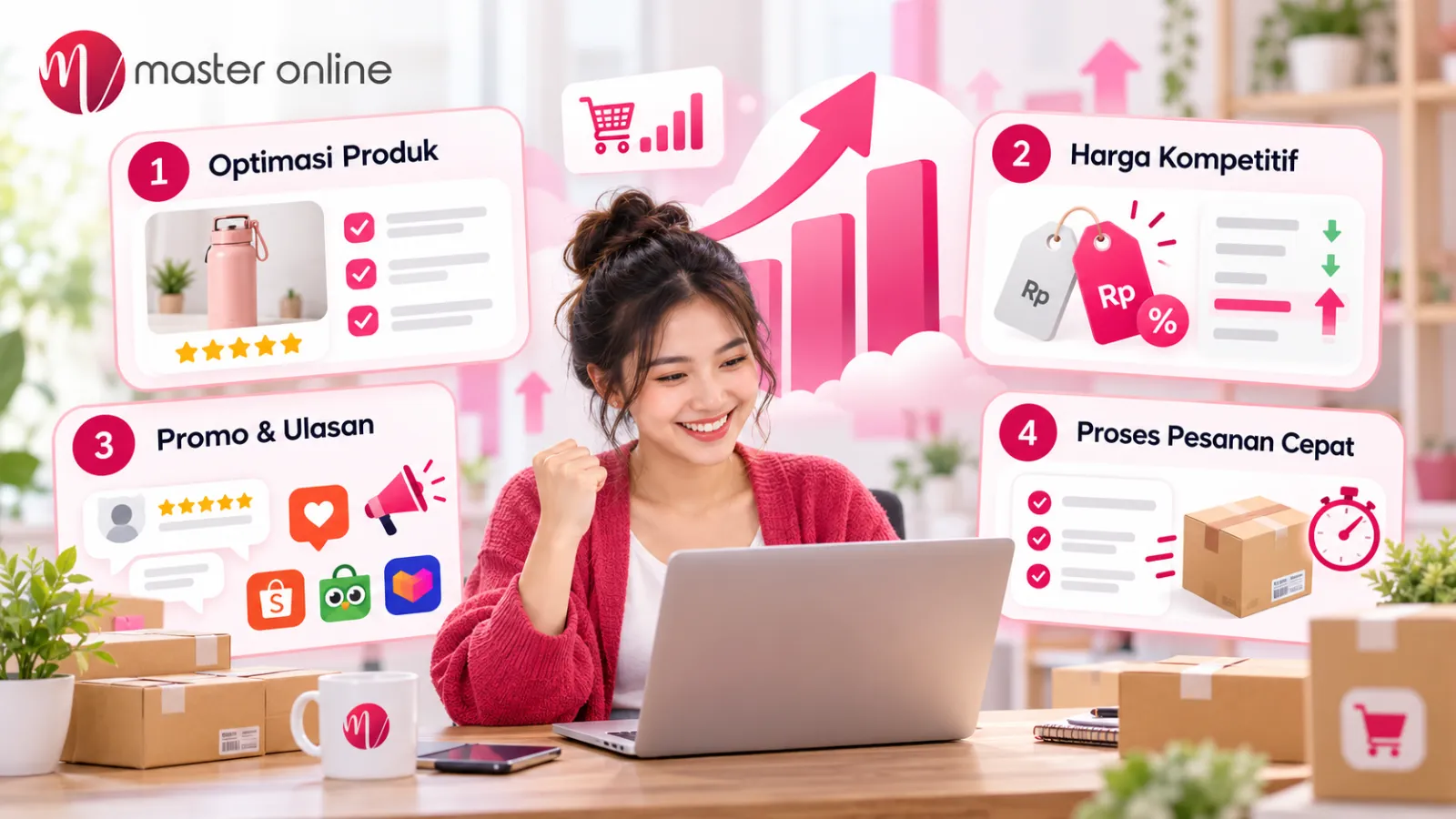 Cara Meningkatkan Penjualan Online di Marketplace: Strategi Produk, Harga, hingga Pesanan
