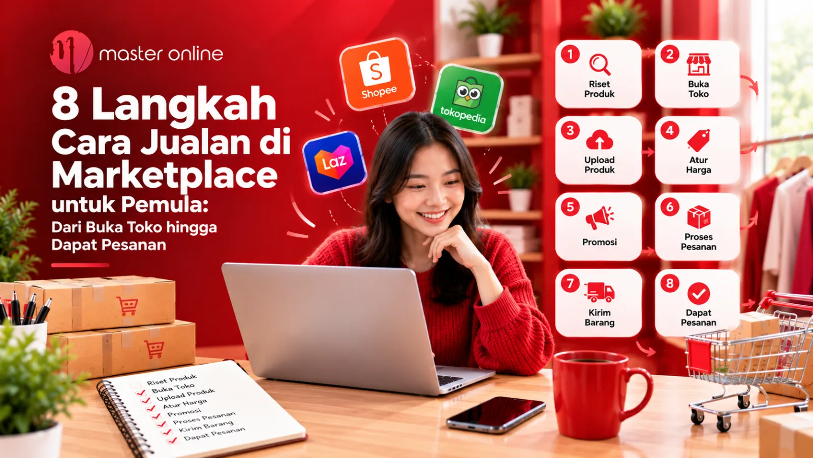 8 Langkah Cara Jualan di Marketplace untuk Pemula: Dari Buka Toko hingga Dapat Pesanan