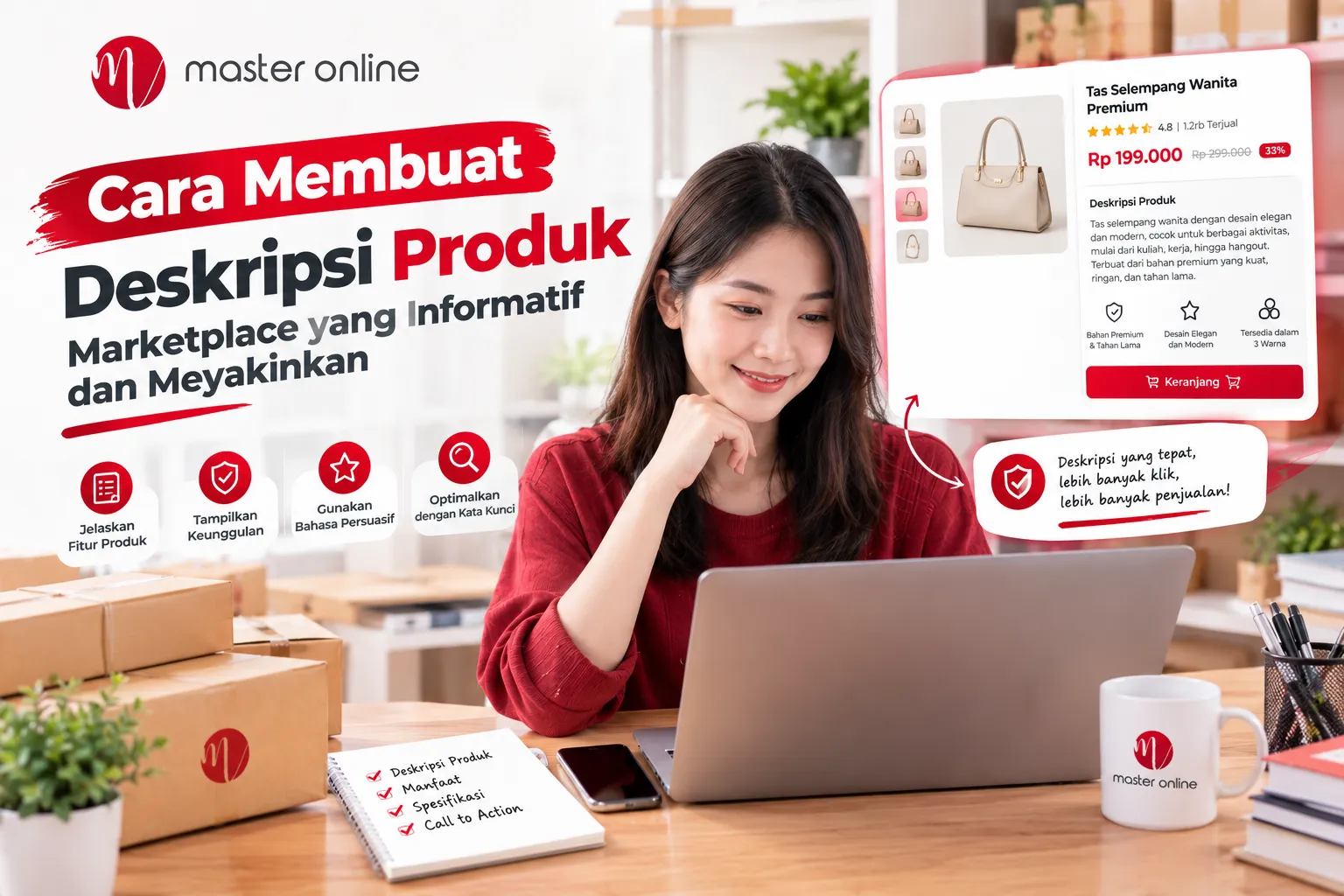 Cara Membuat Deskripsi Produk Marketplace yang Informatif dan Meyakinkan