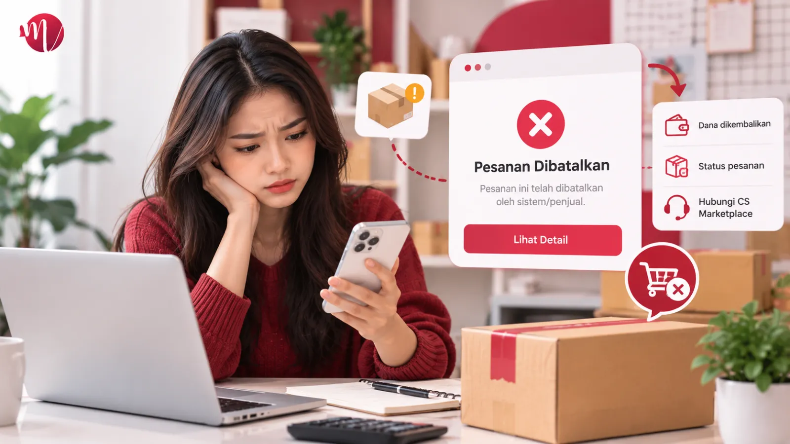 Pesanan Dibatalkan Marketplace: Penyebab & Cara Menanganinya