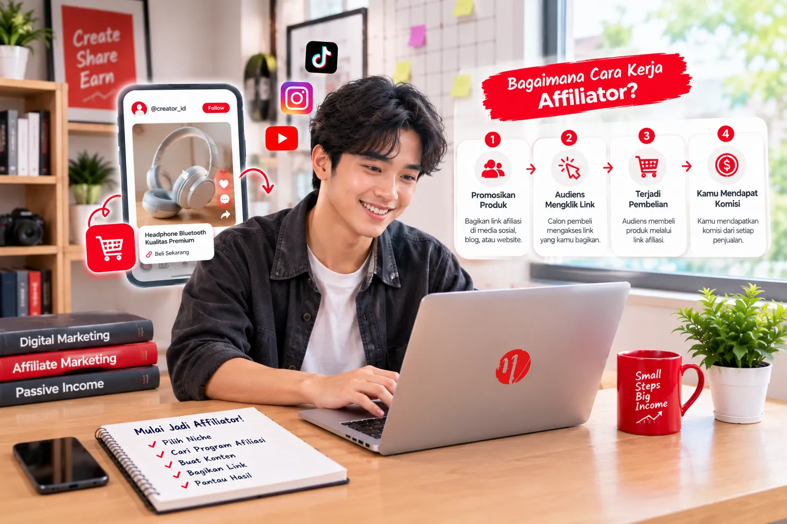 Apa Itu Affiliator? Pengertian, Cara Kerja, Keuntungan, dan Cara Memulainya