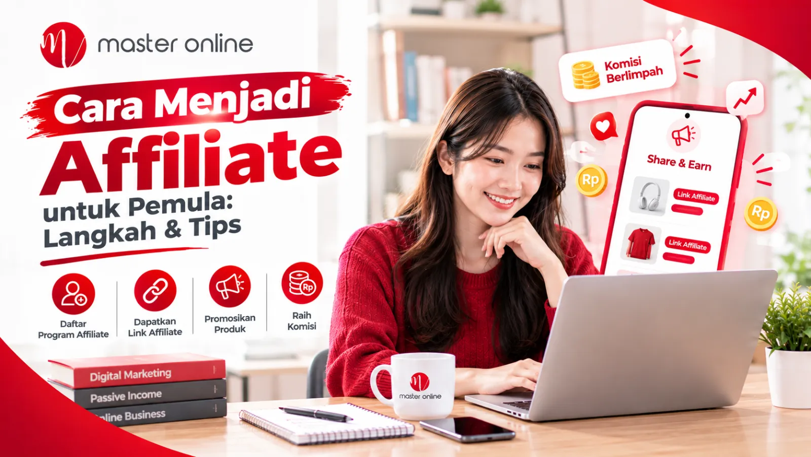 Cara Menjadi Affiliate untuk Pemula: Langkah & Tips